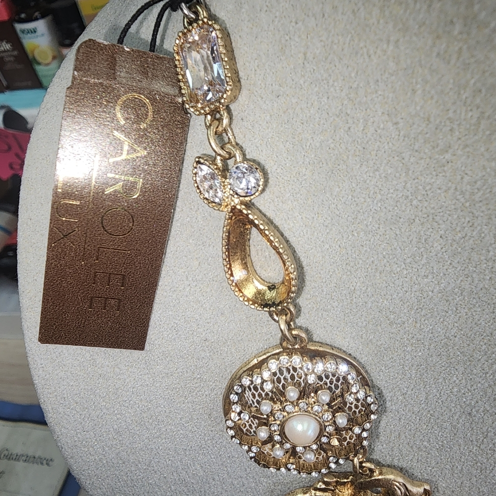 NWT.Carolee LuxGold and Silver Filigree Necklace - Picture 4 of 4